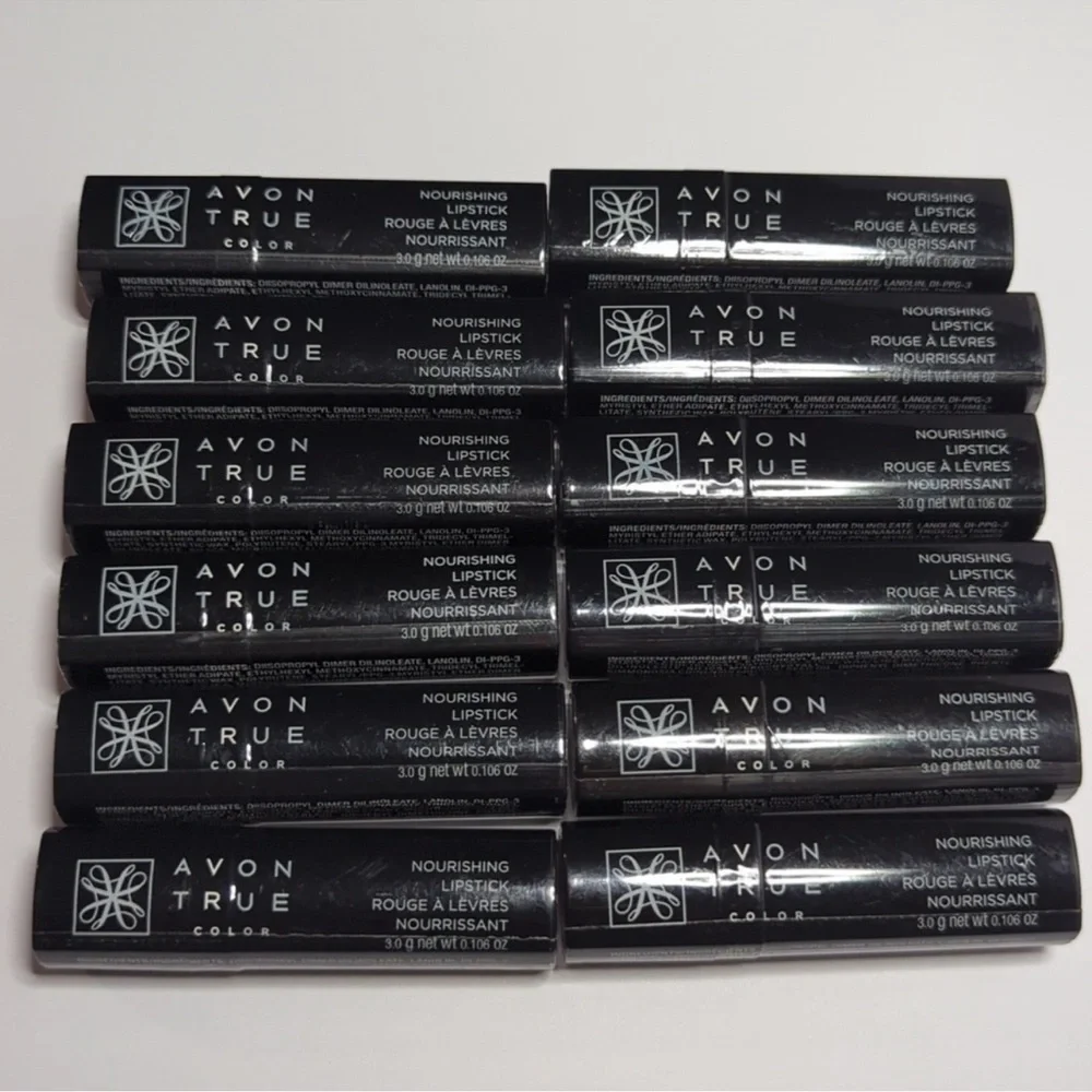 12 Avon True Color Nourishing Lipstick Candy Red Sealed